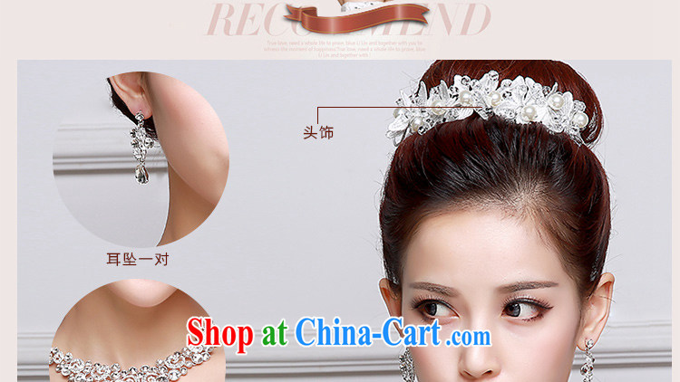 Beautiful ornaments 2015 new bridal headdress necklace ear ornaments Kit Korean-only American bridal Crown wedding accessories accessories wedding supplies Korean only US and 014 pictures, price, brand platters! Elections are good character, the national distribution, so why buy now enjoy more preferential! Health