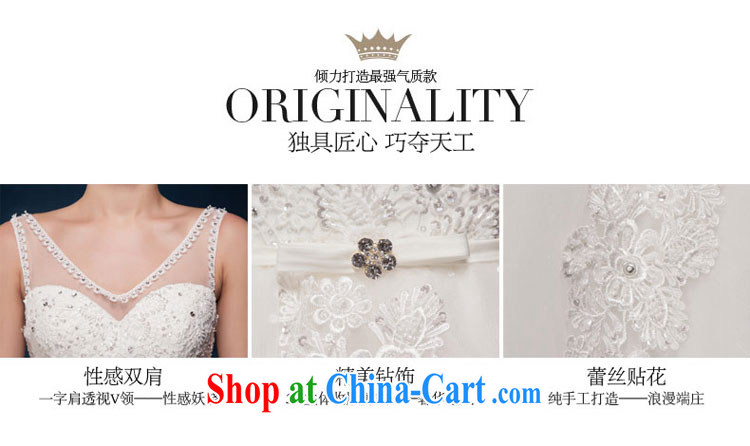 Love Life 2015 summer new minimalist white V collar lace high waist larger tail wedding wedding dress white XL pictures, price, brand platters! Elections are good character, the national distribution, so why buy now enjoy more preferential! Health