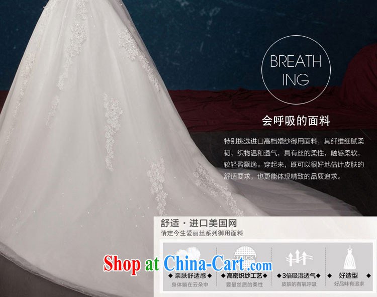 Love Life 2015 summer new minimalist white V collar lace high waist larger tail wedding wedding dress white XL pictures, price, brand platters! Elections are good character, the national distribution, so why buy now enjoy more preferential! Health
