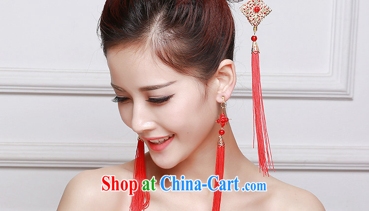 Beautiful ornaments 2015 new bridal red jewelry bridal stream, head-dress earrings wedding dresses accessories Red classic package 044 pictures, price, brand platters! Elections are good character, the national distribution, so why buy now enjoy more preferential! Health