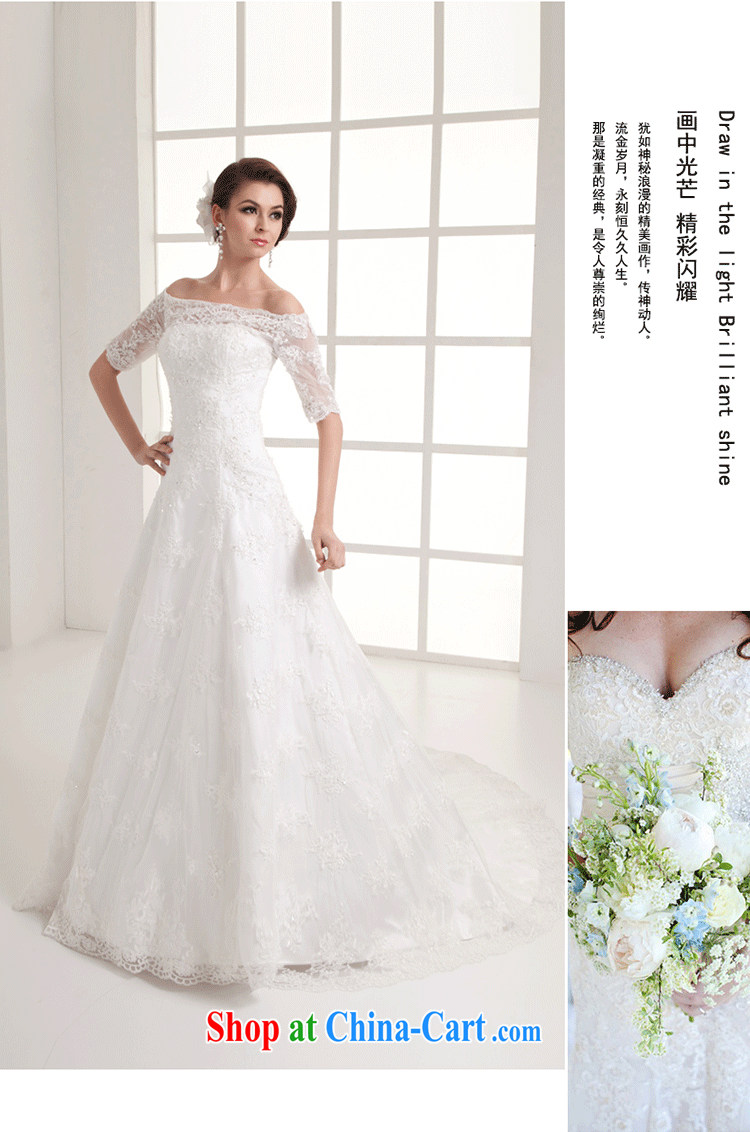 Clothing and love of a field shoulder marriages wedding dresses summer new 2015 lace crowsfoot A with luxurious long-tail cuff in graphics thin wedding female white to make the $30 not return pictures, price, brand platters! Elections are good character, the national distribution, so why buy now enjoy more preferential! Health