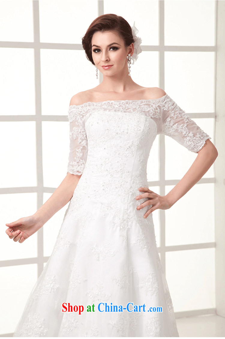 Clothing and love of a field shoulder marriages wedding dresses summer new 2015 lace crowsfoot A with luxurious long-tail cuff in graphics thin wedding female white to make the $30 not return pictures, price, brand platters! Elections are good character, the national distribution, so why buy now enjoy more preferential! Health
