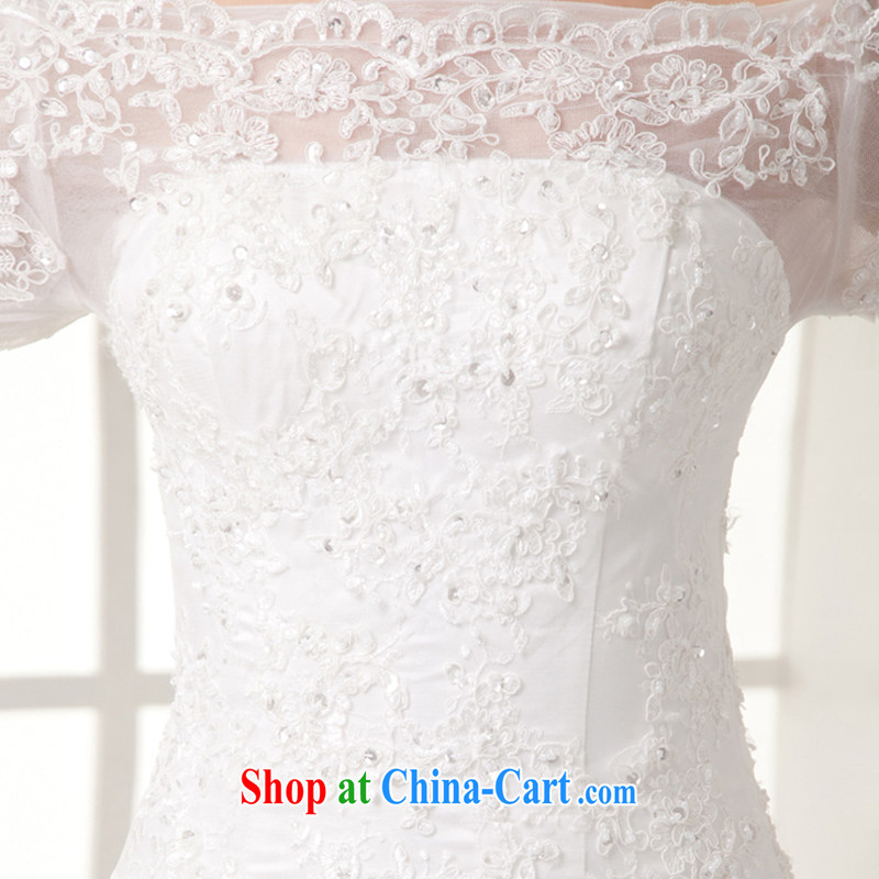 Clothing and love of a field shoulder marriages wedding dresses new summer, 2015 lace crowsfoot A with luxurious long-tail cuff in graphics thin wedding female white to make the $30 does not return, and love, and, shopping on the Internet