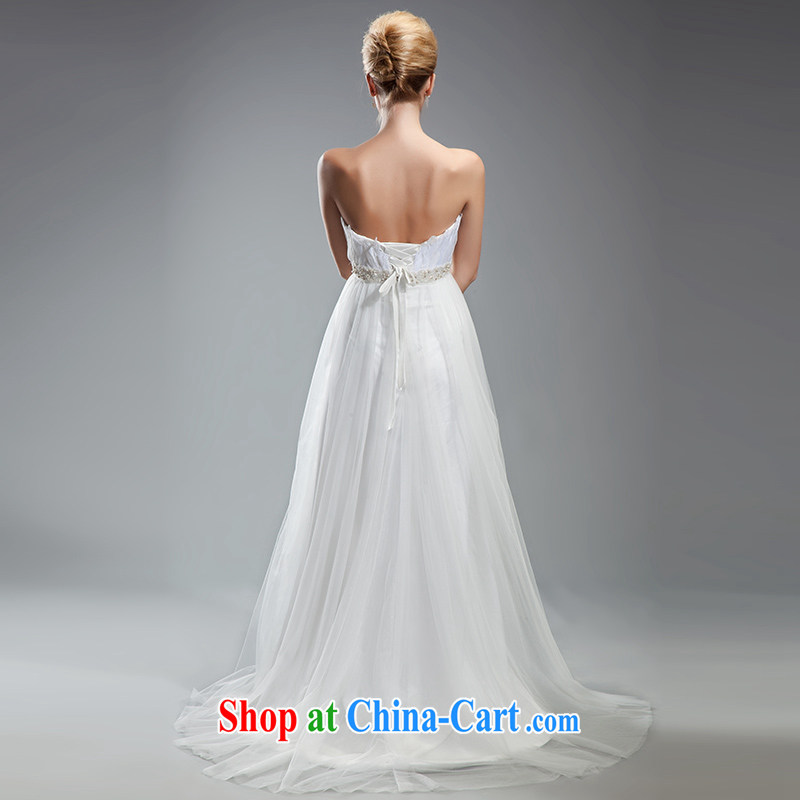 Love, Ms Audrey EU Yuet-mee, RobinIvy), Japan, and the ROK wedding dresses 2015 spring and summer new Mary Magdalene pregnant women breast-tail diamond jewelry marriages H 34,546 white L, Paul love, Ms Audrey EU, and shopping on the Internet