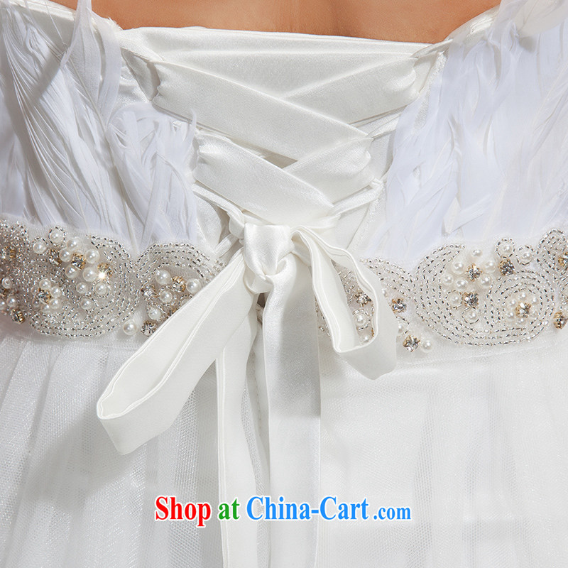 Love, Ms Audrey EU Yuet-mee, RobinIvy), Japan, and the ROK wedding dresses 2015 spring and summer new Mary Magdalene pregnant women breast-tail diamond jewelry marriages H 34,546 white L, Paul love, Ms Audrey EU, and shopping on the Internet