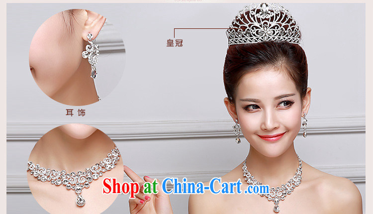 Beautiful ornaments 2015 new bridal headdress high alloy oversized bridal Princess Crown necklace earrings 3-Piece wedding accessories accessories Crown 023 pictures, price, brand platters! Elections are good character, the national distribution, so why buy now enjoy more preferential! Health
