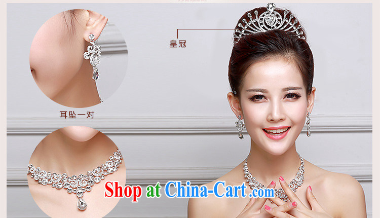Beautiful ornaments 2015 new bridal headdress high alloy oversized bridal Princess Crown necklace earrings 3-Piece wedding accessories accessories Crown 025 pictures, price, brand platters! Elections are good character, the national distribution, so why buy now enjoy more preferential! Health
