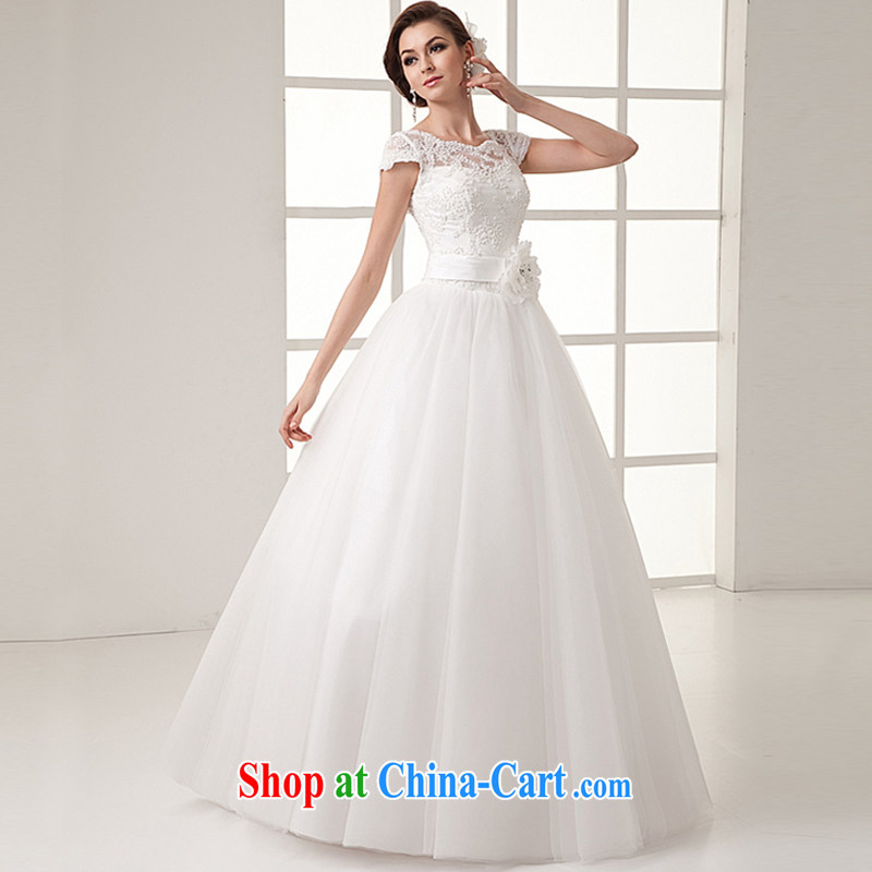 Yi love is summer 2015 new wedding dresses Princess bride married Korean video thin package shoulder alignment to bind with double-shoulder wedding female white to make the _30 does not return