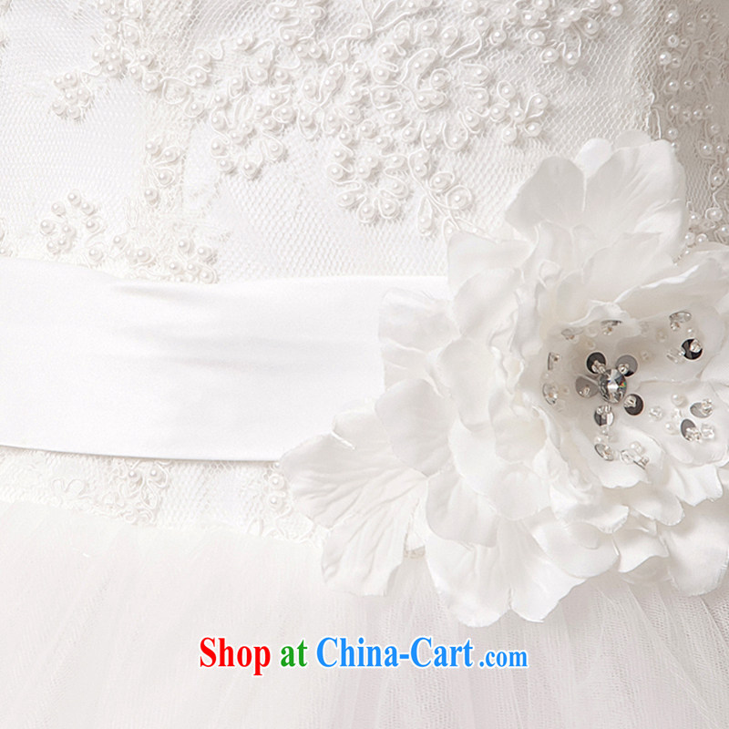 Yi love is summer 2015 new wedding dresses Princess bride married Korean video thin package shoulder alignment to bind with double-shoulder wedding female white to make the $30 not return, and love, and shopping on the Internet