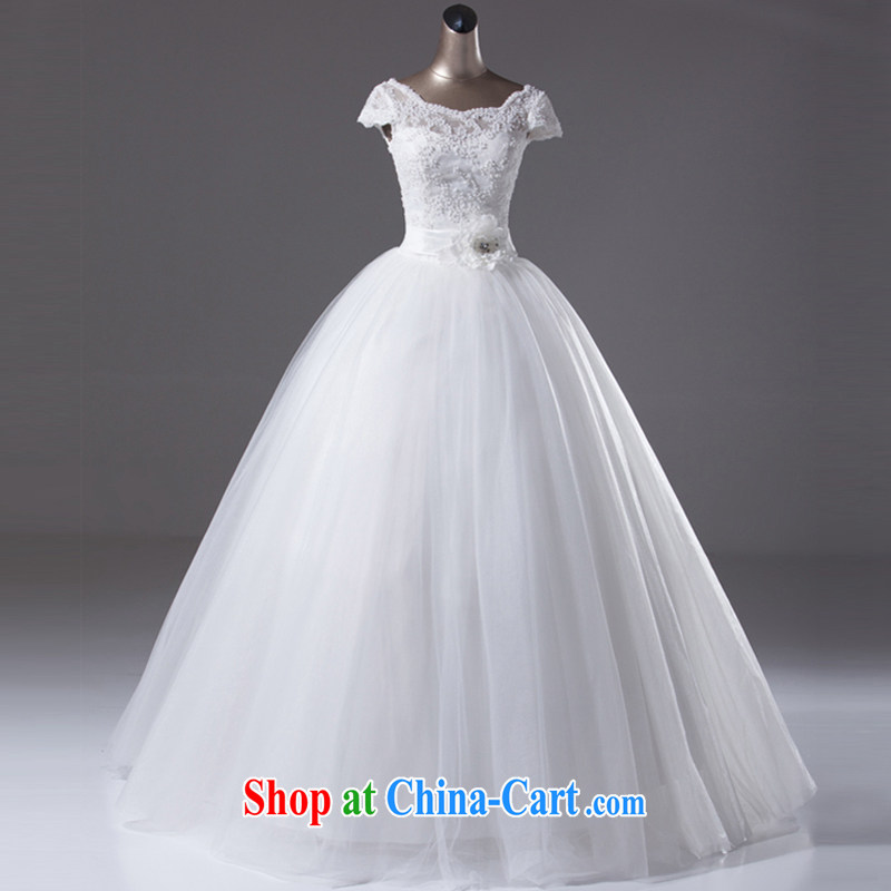 Yi love is summer 2015 new wedding dresses Princess bride married Korean video thin package shoulder alignment to bind with double-shoulder wedding female white to make the $30 not return, and love, and shopping on the Internet