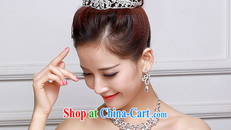 Beautiful ornaments 2015 new bridal headdress alloy bridal Crown necklace earrings 3 piece wedding accessories accessories wedding supplies accessories alloy Crown 020 pictures, price, brand platters! Elections are good character, the national distribution, so why buy now enjoy more preferential! Health