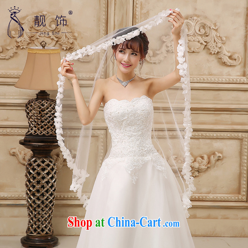 Beautiful ornaments 2015 new brides and yarn white floral decorations bride and legal wedding accessories 1.5m White 081, beautiful ornaments JinGSHi), and shopping on the Internet