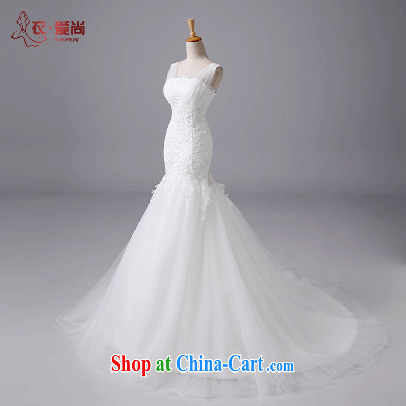 Clothing and love are summer 2015 new wedding dresses luxurious lace strap with bare chest, wedding Fitness Package and crowsfoot the trailing double shoulder straps, wedding ceremony white to make the $30 is not return, and love, and shopping on the Inte