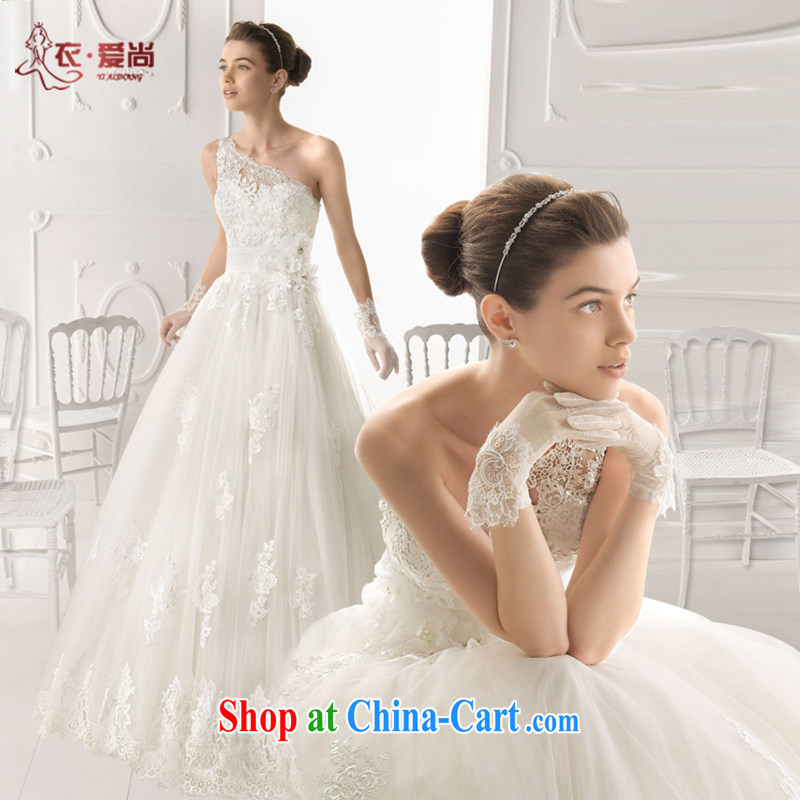 Yi love is wedding dresses summer, 2015 bridal wedding dresses Custom High Quality Single shoulder marriage wedding dresses sexy Korean long-tail lace white high white marriage can be given to the 30 million do not return, and love, and shopping on the In