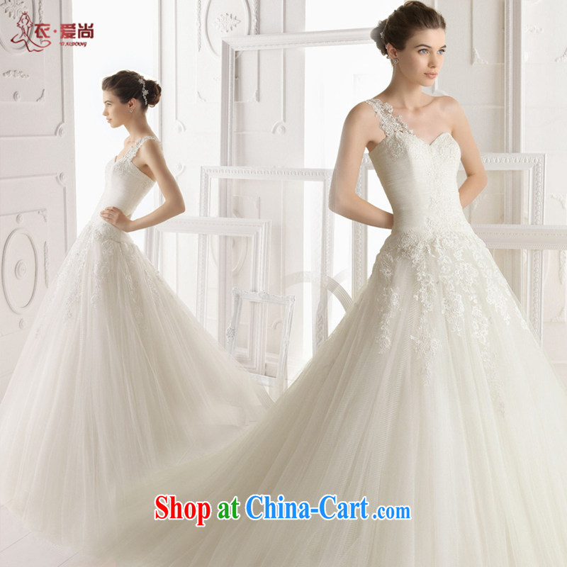 Yi love is wedding dresses 2015 summer new wipe chest Korean-style wedding dresses Western tail lace wedding dresses at Merlion wedding dresses female white to make the $30 does not return clothing, love, and shopping on the Internet