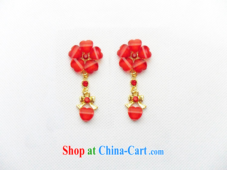 7-Color 7 tone bridal jewelry 2 piece set red Korean-style necklace earrings wedding jewelry wedding accessories PS 033 red are code pictures, price, brand platters! Elections are good character, the national distribution, so why buy now enjoy more preferential! Health