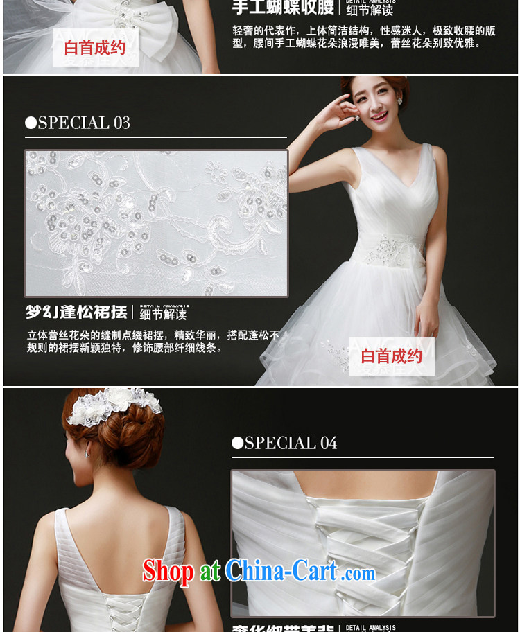 White home about wedding dresses new spring 2015 simple bridal wedding erase chest lace shoulders deep V wedding white M pictures, price, brand platters! Elections are good character, the national distribution, so why buy now enjoy more preferential! Health