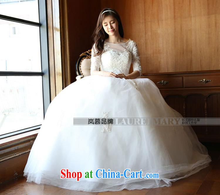 sponsors of the 2015 innovation, a field shoulder long-sleeved lace conservative with shaggy dress bridal wedding ivory XL (chest 95/waist 79) pictures, price, brand platters! Elections are good character, the national distribution, so why buy now enjoy more preferential! Health