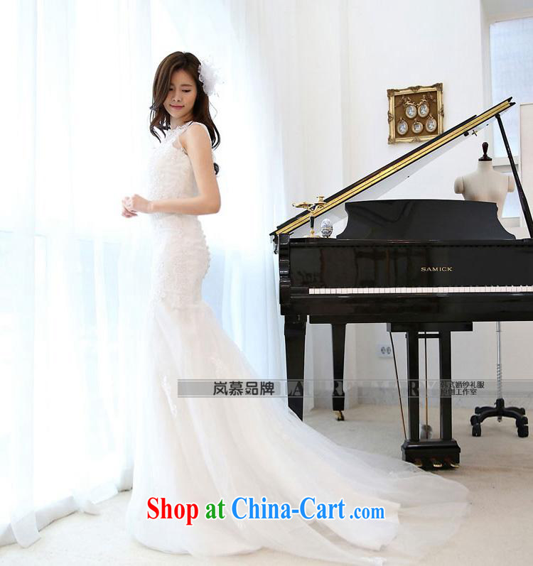Sponsors The 2015 new Korean version design a shoulder-waist crowsfoot super sweet bridal wedding dresses ivory XL (chest 95/waist 79) pictures, price, brand platters! Elections are good character, the national distribution, so why buy now enjoy more preferential! Health