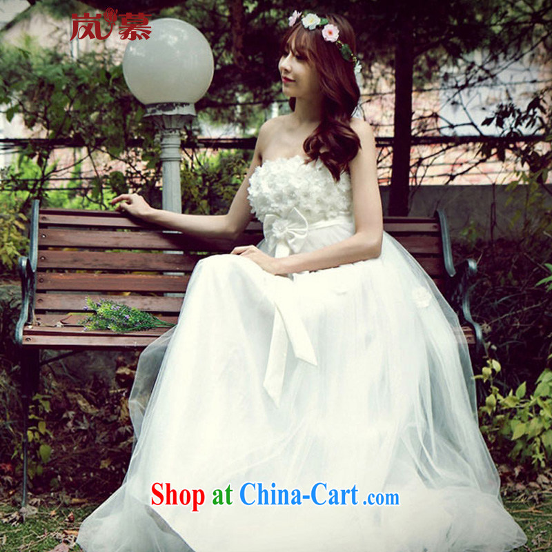 Sponsors The 2015 new design high-waist pregnant Sun belly meat without waist size strap bridal wedding ivory XL (chest 95/waist 79, sponsors, and shopping on the Internet