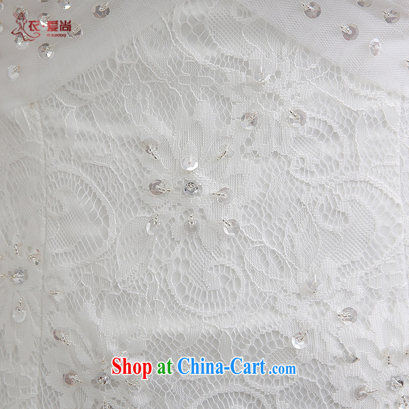 Yi love is summer 2015 new wedding dresses sexy lace bare chest crowsfoot small tail wedding trendy, marriages at Merlion video thin female wedding white to make the $30 is not return clothing, love, and shopping on the Internet