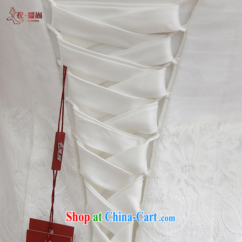 Yi love is summer 2015 new wedding dresses sexy lace bare chest crowsfoot small tail wedding trendy, marriages at Merlion video thin female wedding white to make the $30 is not return clothing, love, and shopping on the Internet