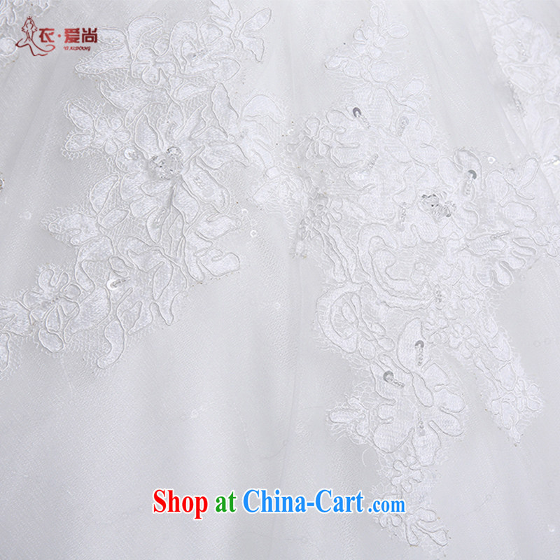 Yi is still love 2015 new wedding dresses and stylish summer Korean-style double-shoulder and wipe-chest graphics thin straps, wedding with the Code white water drilling, female white to make the $30 does not return, and love, and, on-line shopping