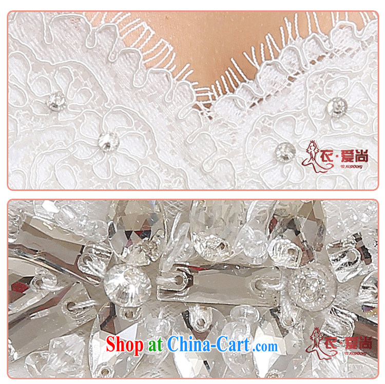 Yi love is wedding dresses summer 2015 new stylish bride Korean video thin Double straps with V-neck wedding dress white drill to make the $30 does not return pictures, price, brand platters! Elections are good character, the national distribution, so why buy now enjoy more preferential! Health