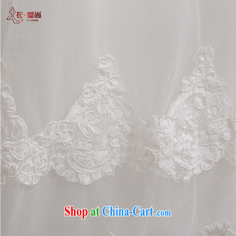 Yi love is wedding dresses summer 2015 new stylish bride Korean video thin shoulders with alignment to V-neck wedding dress white drill to make the $30 does not return, and love, and, on-line shopping