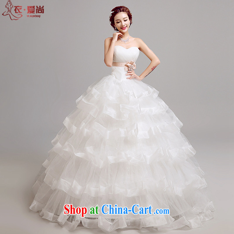 Summer 2015 new wedding dresses in Europe and stylish high-end custom retro wiped his chest to bind with married women wedding Korean version of the greater, pregnant women wedding female white to make the $30 not return clothing, love, and shopping on th