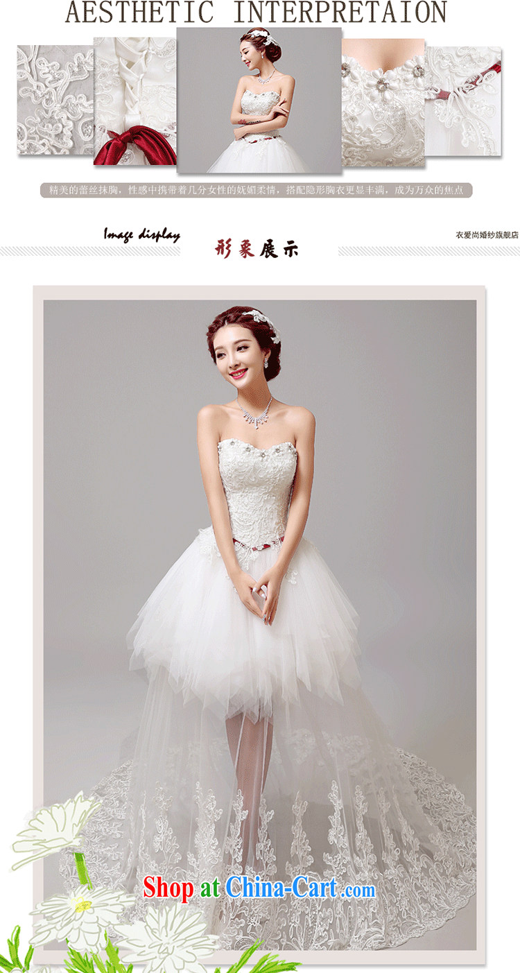 Yi love is summer 2015 new wedding dresses in Europe and wiped his chest lace-up waist wedding natural canopy tail short film floor wedding female white to make the $30 does not return pictures, price, brand platters! Elections are good character, the national distribution, so why buy now enjoy more preferential! Health