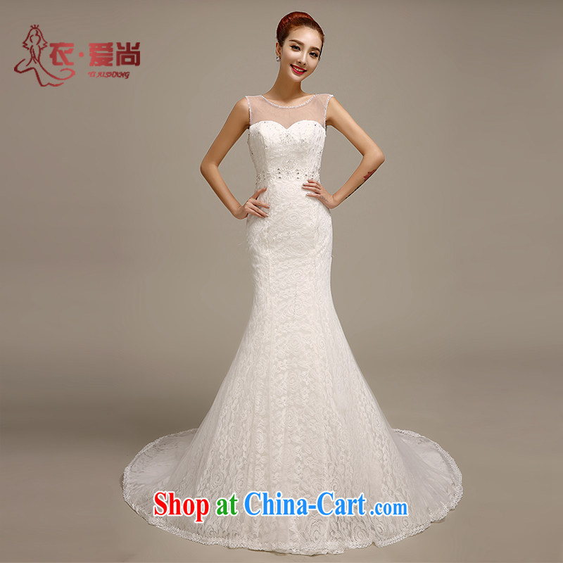 Summer 2015 new wedding dresses at Merlion package and graphics thin lace stylish bride Euro tail beauty wedding white can be done with _30 does not return