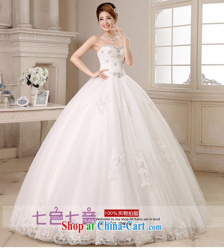 7 color 7 tone Korean 2015 stylish graphics thin lace with bare chest wedding wedding dresses H 074 white S pictures, price, brand platters! Elections are good character, the national distribution, so why buy now enjoy more preferential! Health