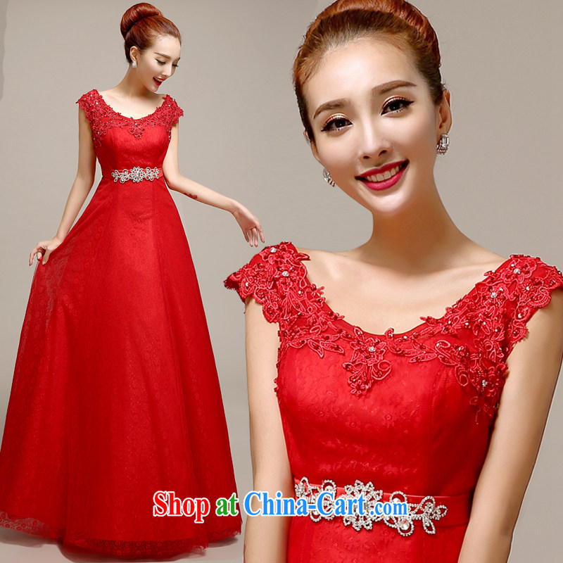 Yi is still love 2015 new spring bridal wedding dresses and stylish dual-shoulder red marriage with graphics thin lace wedding female red can be given to the 30 million not return clothing, love, and shopping on the Internet