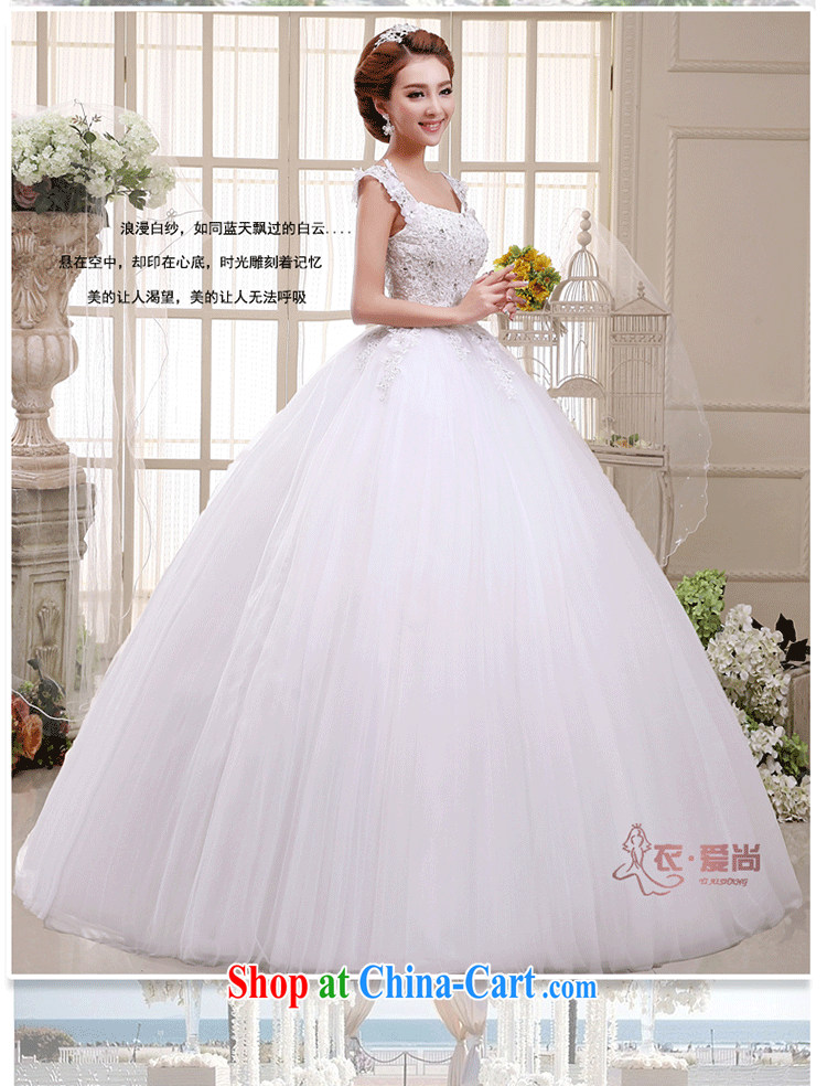 2015 spring and summer new wedding dresses bridal wedding dress a field package double-shoulder lace V for Korean-style with wedding dress girls white M white to make the $30 does not return pictures, price, brand platters! Elections are good character, the national distribution, so why buy now enjoy more preferential! Health