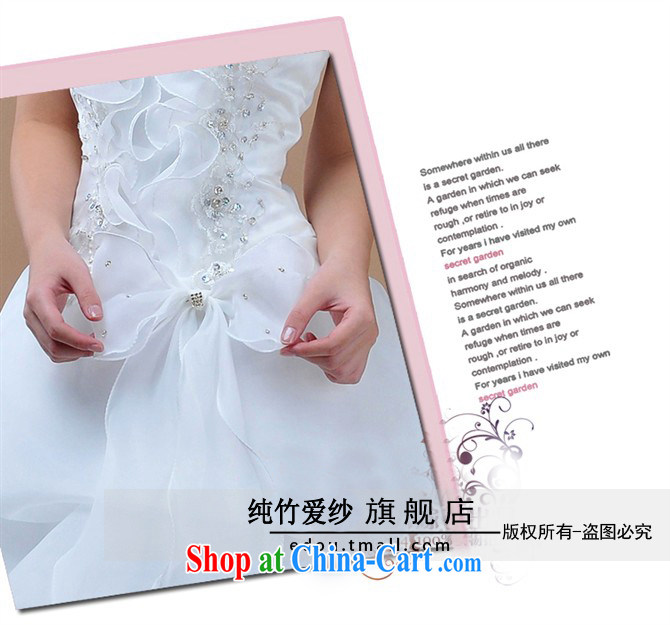 Pure bamboo yarn love 2015 new mount must also tie in with wedding dresses embroidery lace Korean-style wedding Princess sweet beauty graphics thin wedding dresses White only the US is also, XXXL pictures, price, brand platters! Elections are good character, the national distribution, so why buy now enjoy more preferential! Health