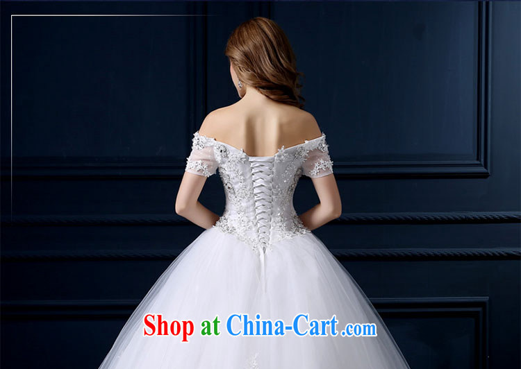 Yarn edge 100, wedding dresses 2015 new summer field shoulder wedding dresses stylish package shoulder with wedding band beauty graphics thin wedding marriages shaggy dress white L pictures, price, brand platters! Elections are good character, the national distribution, so why buy now enjoy more preferential! Health