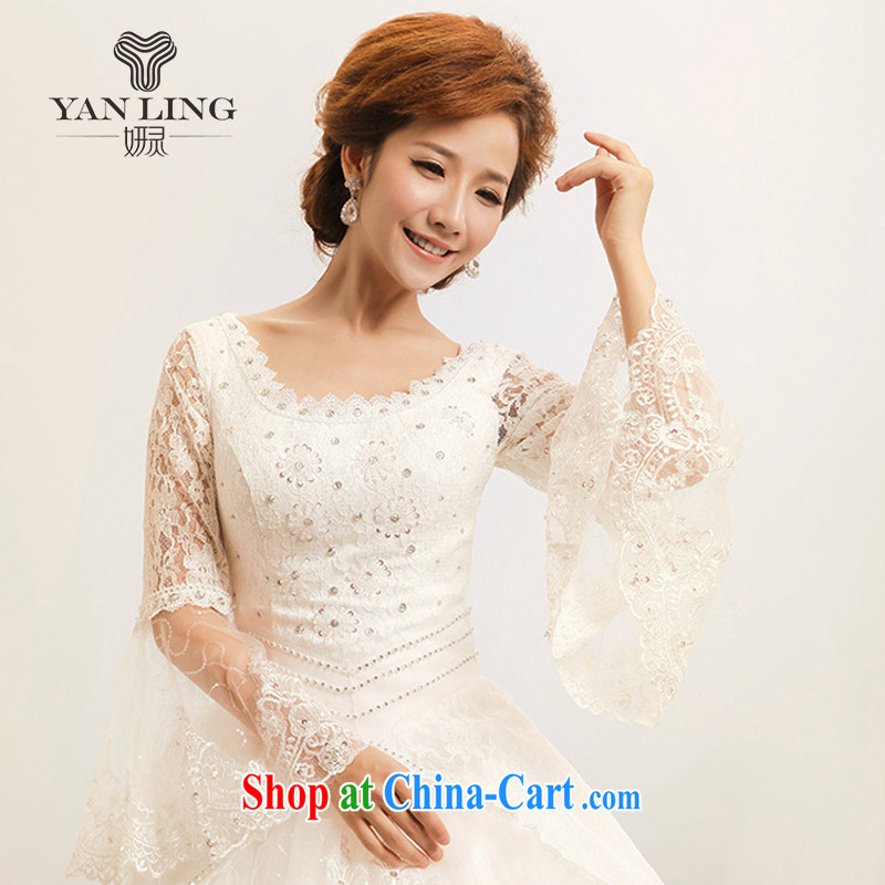 Her spirit 2015 new Korean Korean sweet lace straps marriages wedding dresses white S, her spirit, and, on-line shopping