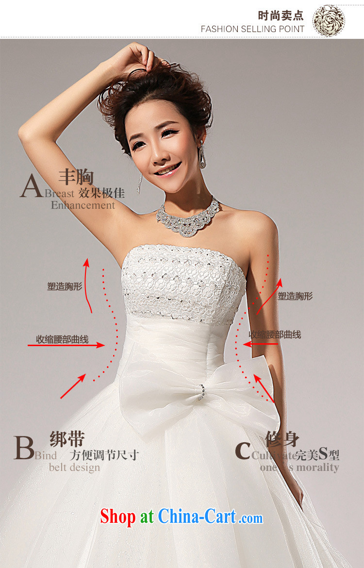 Her spirit 2015 new wedding verawang style wedding wiped chest Korean wedding dresses HS 59 white S pictures, price, brand platters! Elections are good character, the national distribution, so why buy now enjoy more preferential! Health