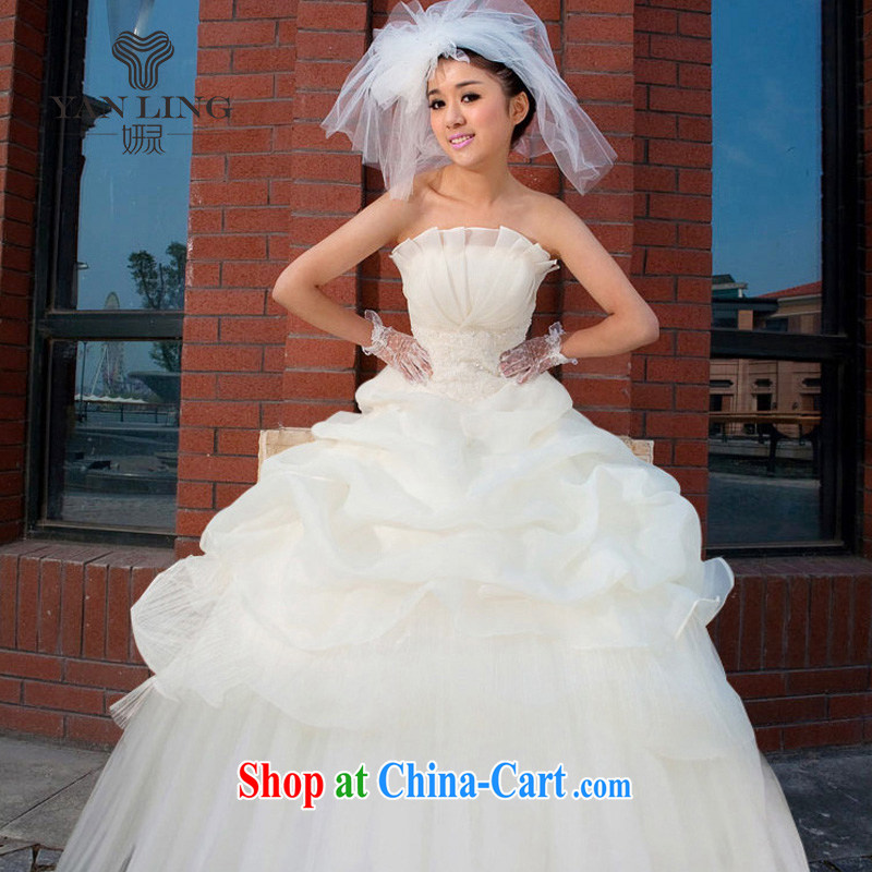 Her spirit Suzhou wedding Korean wedding dresses new 2014 wiped his chest Korean Princess graphics thin wedding bridal BK S, her spirit, and shopping on the Internet