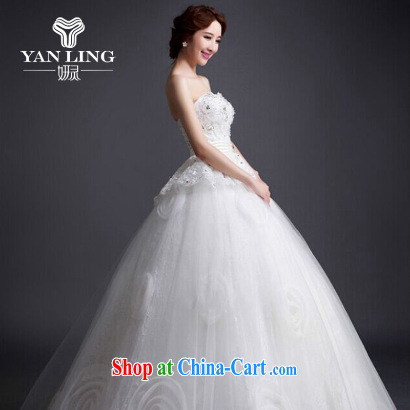 Her spirit 2015 new spring white wiped his chest to pregnant women wedding dresses and stylish wedding dresses the bridal wedding wedding tail wedding XL, her spirit, and shopping on the Internet