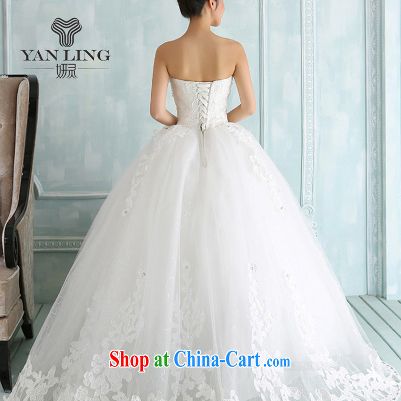 Her spirit 2015 new winter wedding dresses lace, erase chest strap Korean with wedding photo building theme clothing white XXL, her spirit, and, on-line shopping