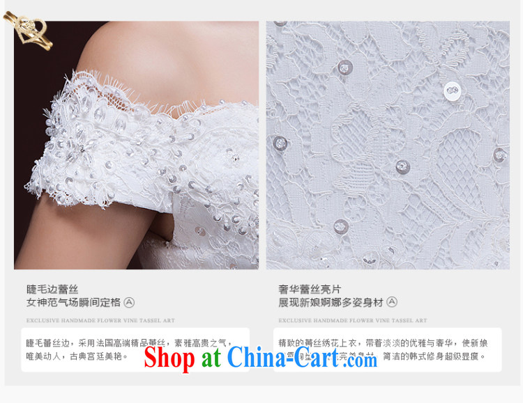 Her spirit 2015 autumn and winter new wedding dresses bridal lace Korean word erase shoulder chest beauty with wedding XXL pictures, price, brand platters! Elections are good character, the national distribution, so why buy now enjoy more preferential! Health