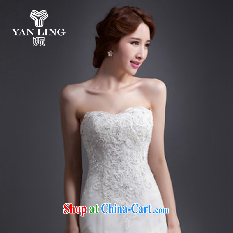 Her spirit Korean bridal retro beauty graphics thin crowsfoot tail wedding dresses new 2015 erase chest lace winter XXL, her spirit, and that, on-line shopping