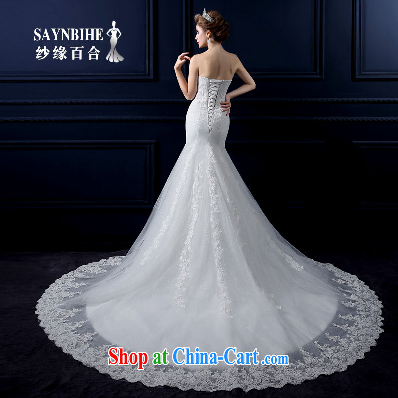 At Merlion wedding 2015 new summer-tail beauty package and wedding sweet elegant crowsfoot wiped his chest wedding band video thin lace tie-crowsfoot wedding dresses edge 100, white tailored advanced customization, and yarn edge 100, and shopping on the I