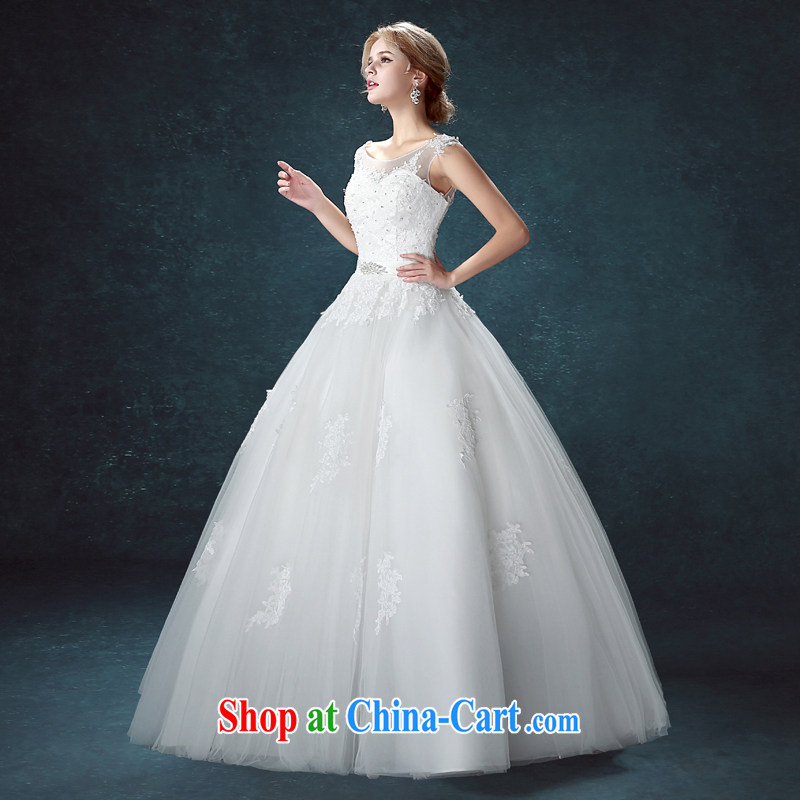 Kou Connie bridal wedding dresses summer 2015 new Korean minimalist shoulders with graphics thin wedding dress married a field shoulder wedding white XXL crackdown, Connie (JIAONI), and, on-line shopping