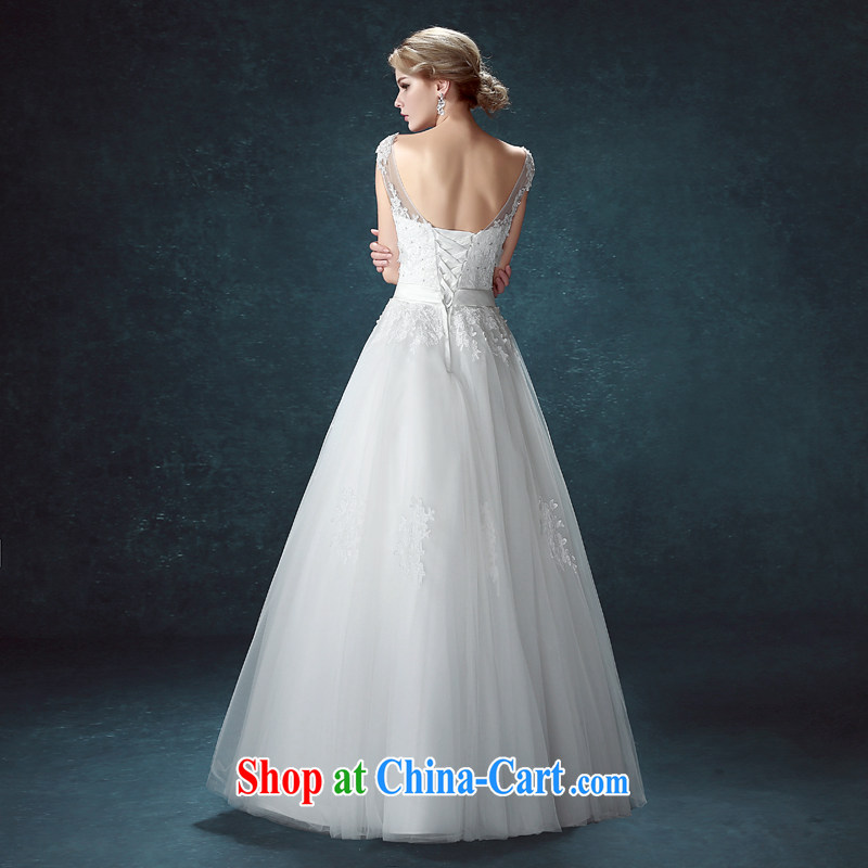 Kou Connie bridal wedding dresses summer 2015 new Korean minimalist shoulders with graphics thin wedding dress married a field shoulder wedding white XXL crackdown, Connie (JIAONI), and, on-line shopping