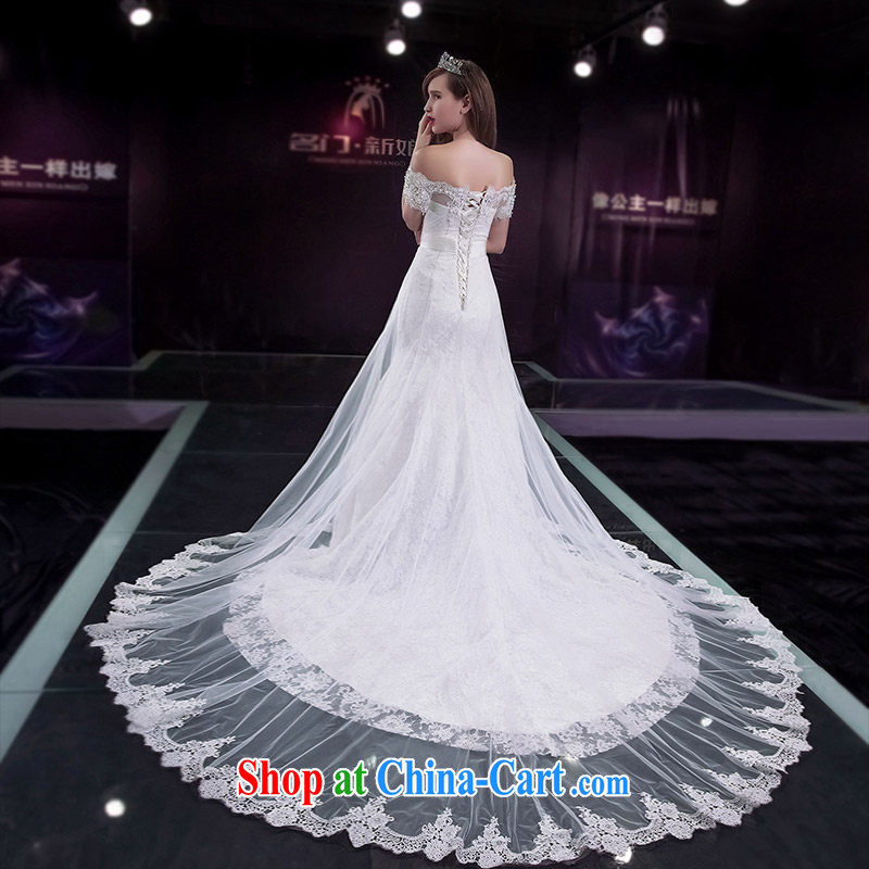 The bride's wedding dresses 2015 spring wedding a shoulder at Merlion tail bridal toast 2594 service tailored plus 20 per cent, of the bride, shopping on the Internet
