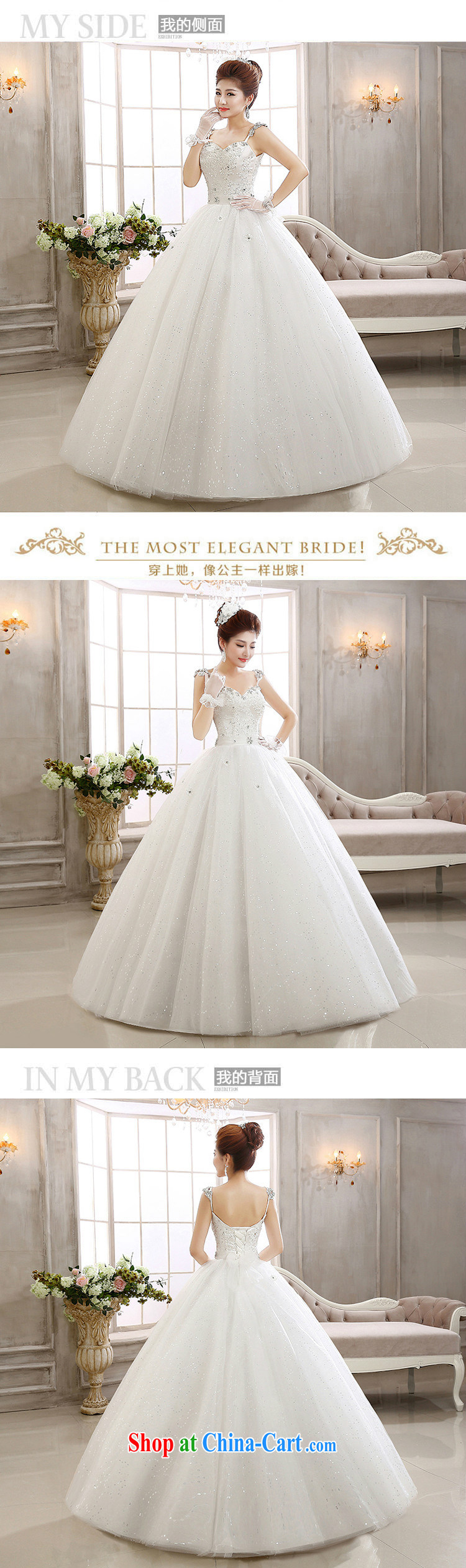 Her spirit 2015 new lace flash drill shoulder strap with skirts Princess bride wedding wedding dresses HS L 592 pictures, price, brand platters! Elections are good character, the national distribution, so why buy now enjoy more preferential! Health