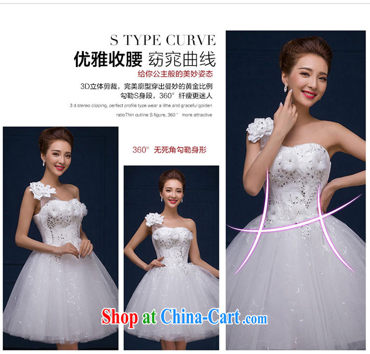 The china yarn 2015 new marriages wedding dresses dress short stylish small dress spring and summer female white XXL pictures, price, brand platters! Elections are good character, the national distribution, so why buy now enjoy more preferential! Health